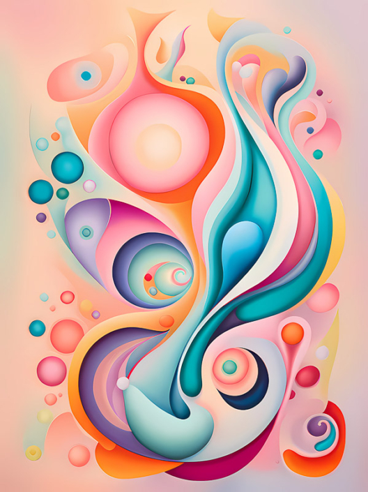 Lyrical Abstraction Art #1 Lyrical Abstraction Art