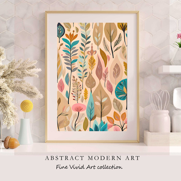 Organic modern wall art - Japandi style for over the garden wall, therapy office decor, home decor art digital printable Organic modern wall art - Japandi style for over the garden wall, therapy office decor, home decor art digital printable