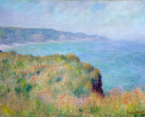 Vintage Claude Monet painting, European heritage impressionism art